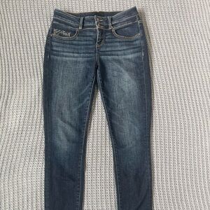 Buckle Black Dark Blue Skinny Jeans